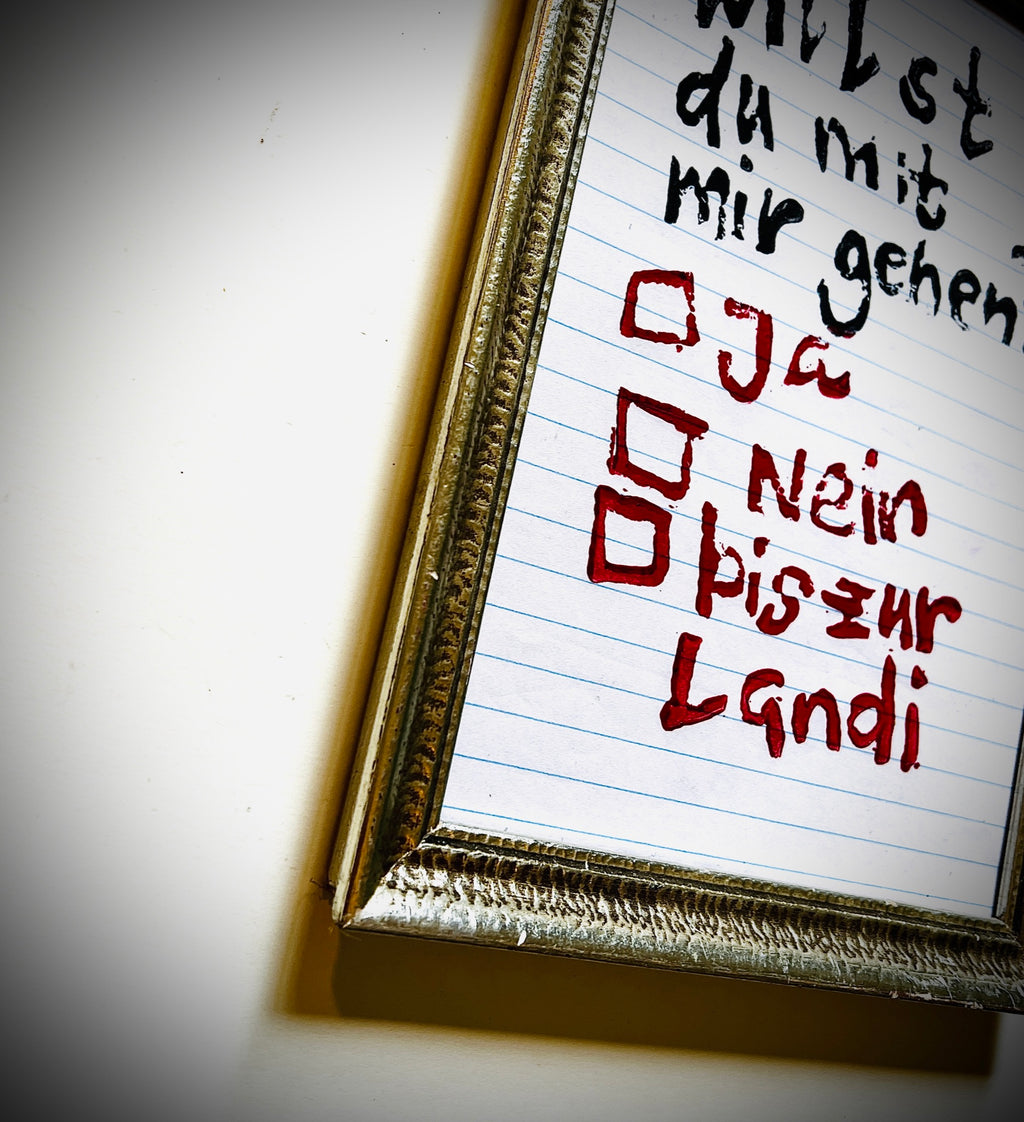 «Willst du mit mir gehen?»