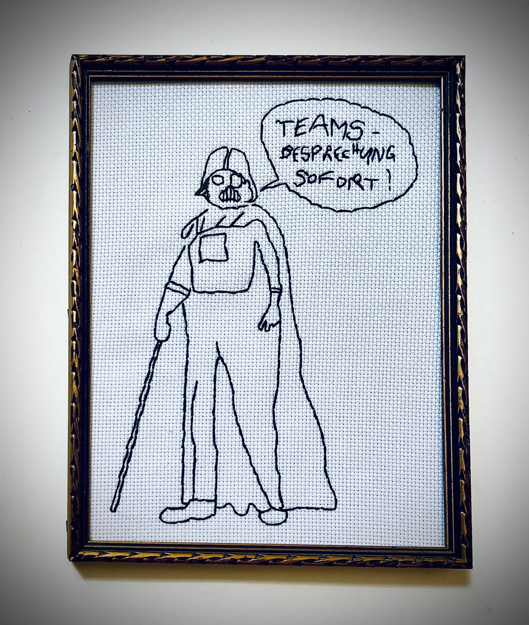 «Teams-Besprechung Darth Vader»