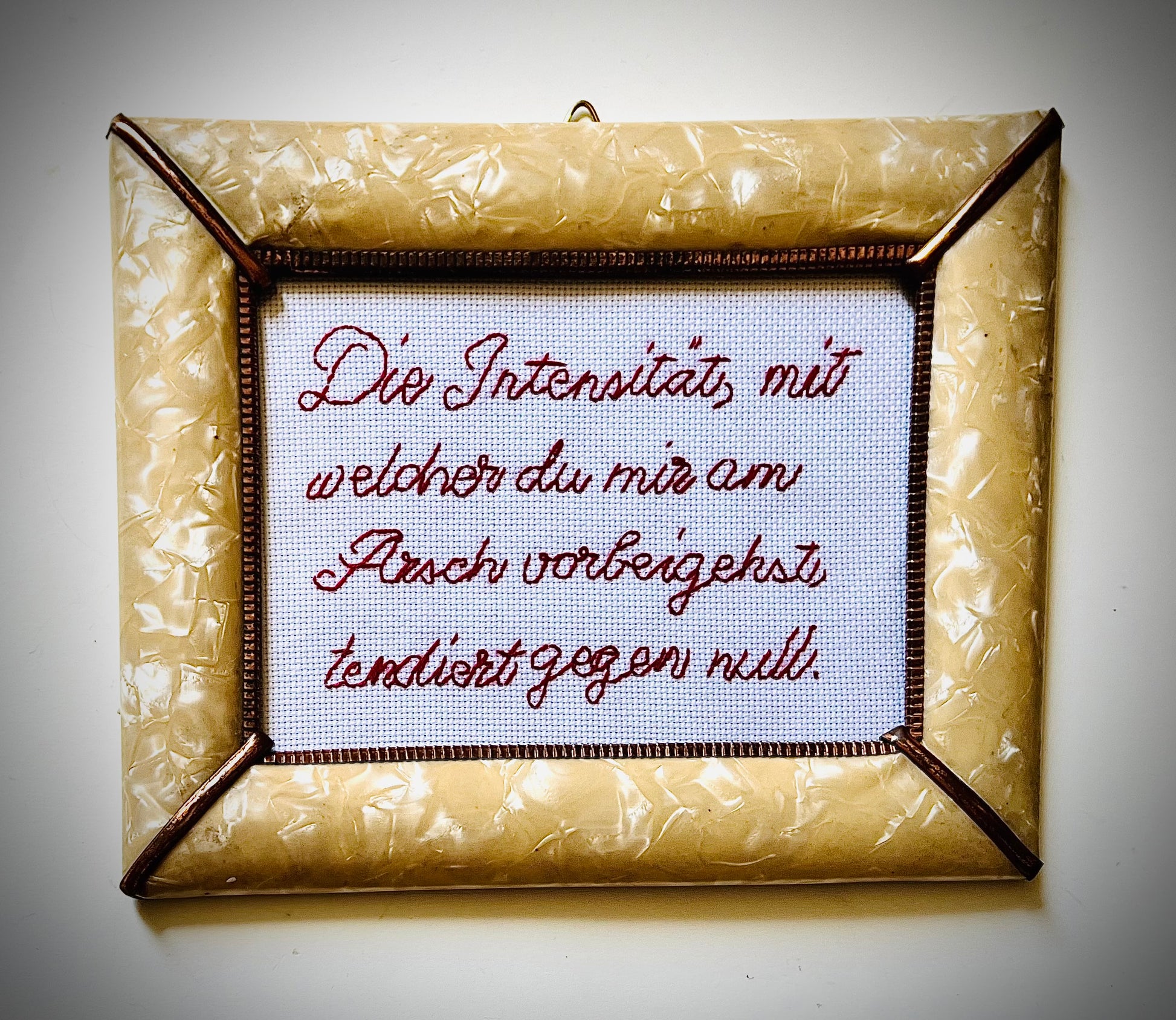 «Die Intensität, mit welcher du mir am Arsch vorbeigehst»