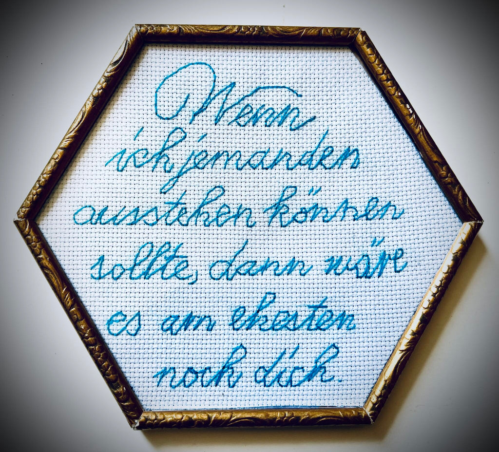 «Wenn ich jemanden ausstehen können sollte»