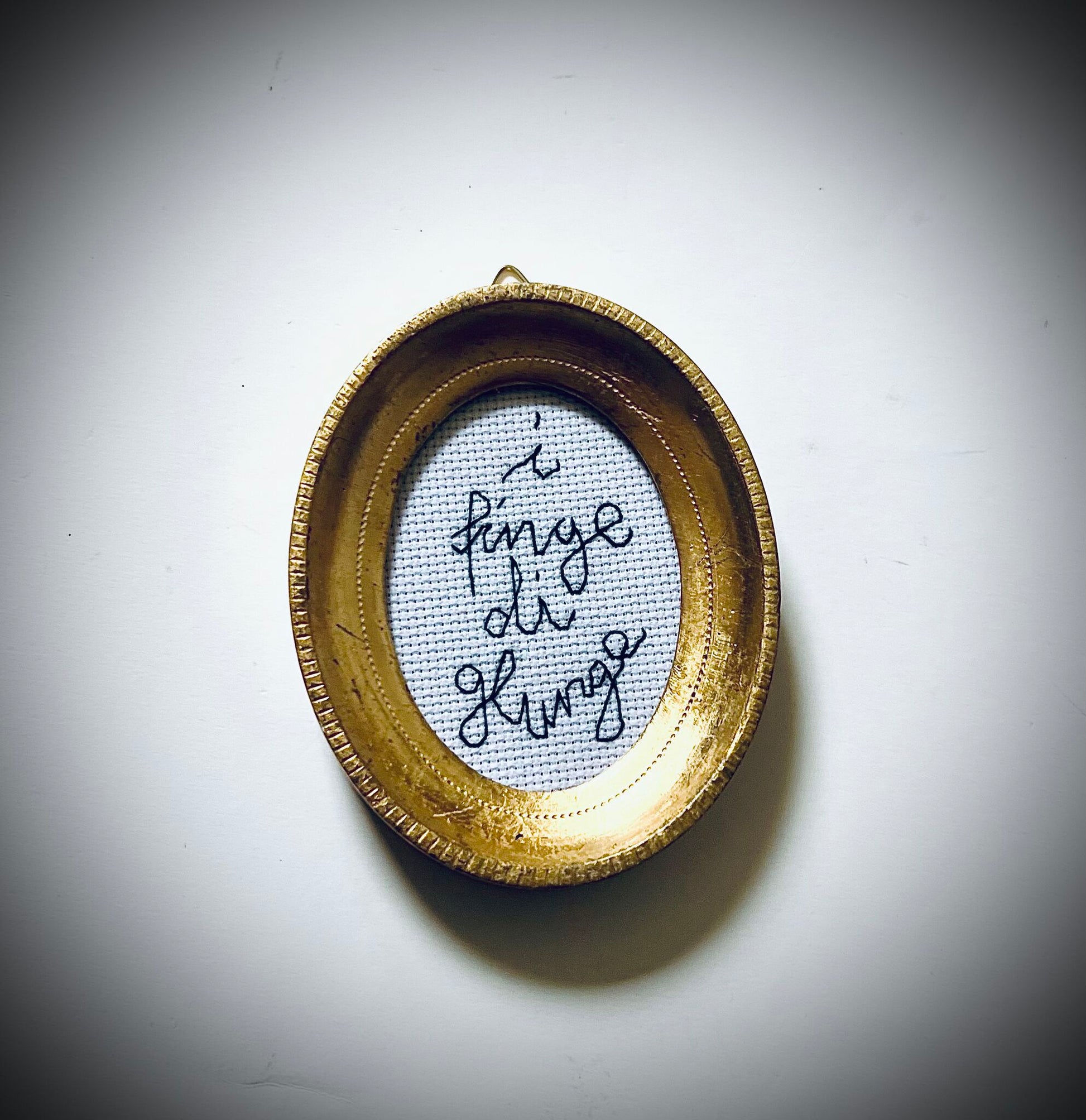 «I finge di glunge»