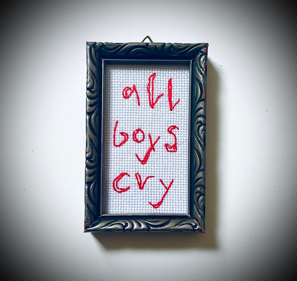 «All boys cry»