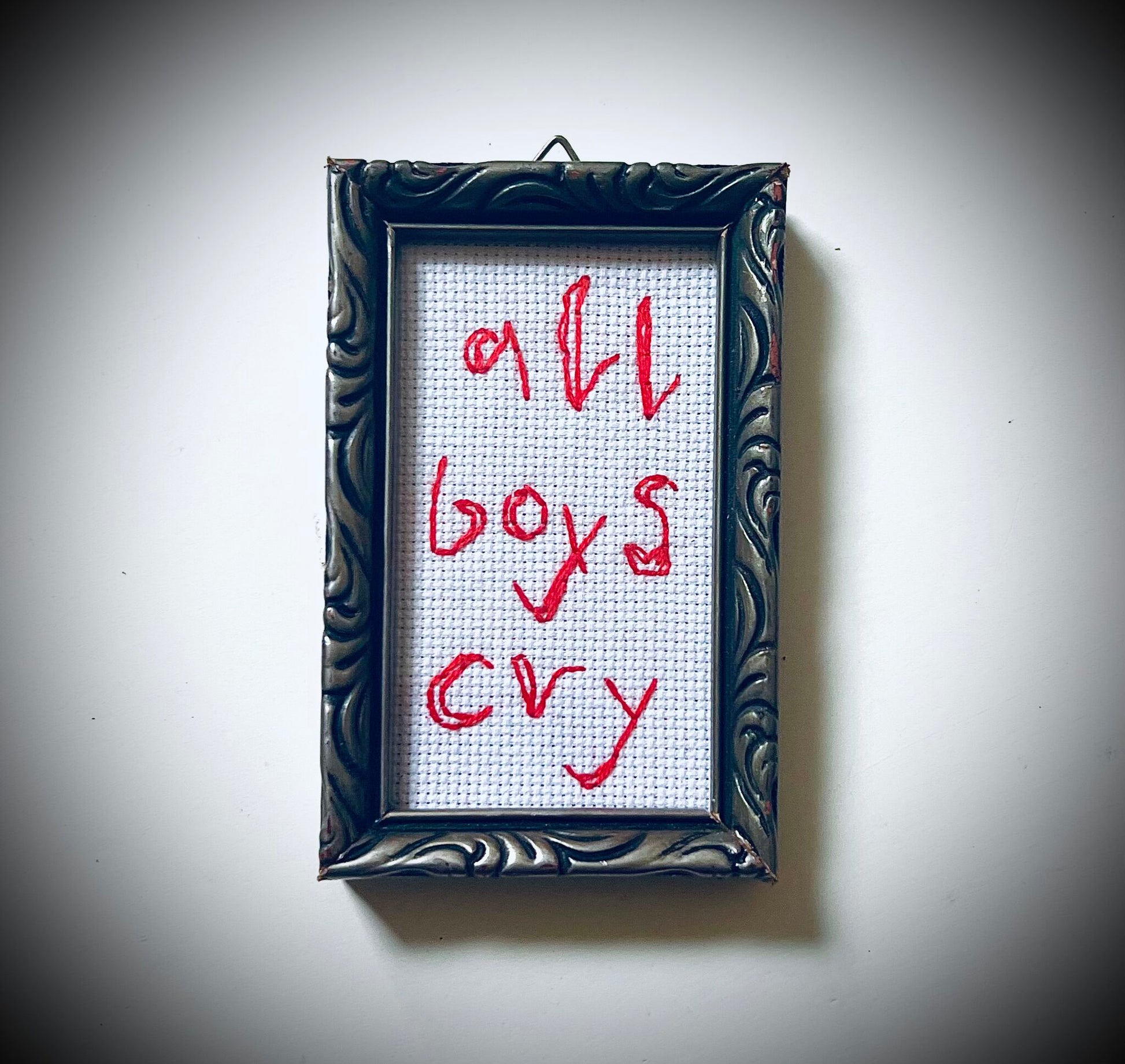 «All boys cry»