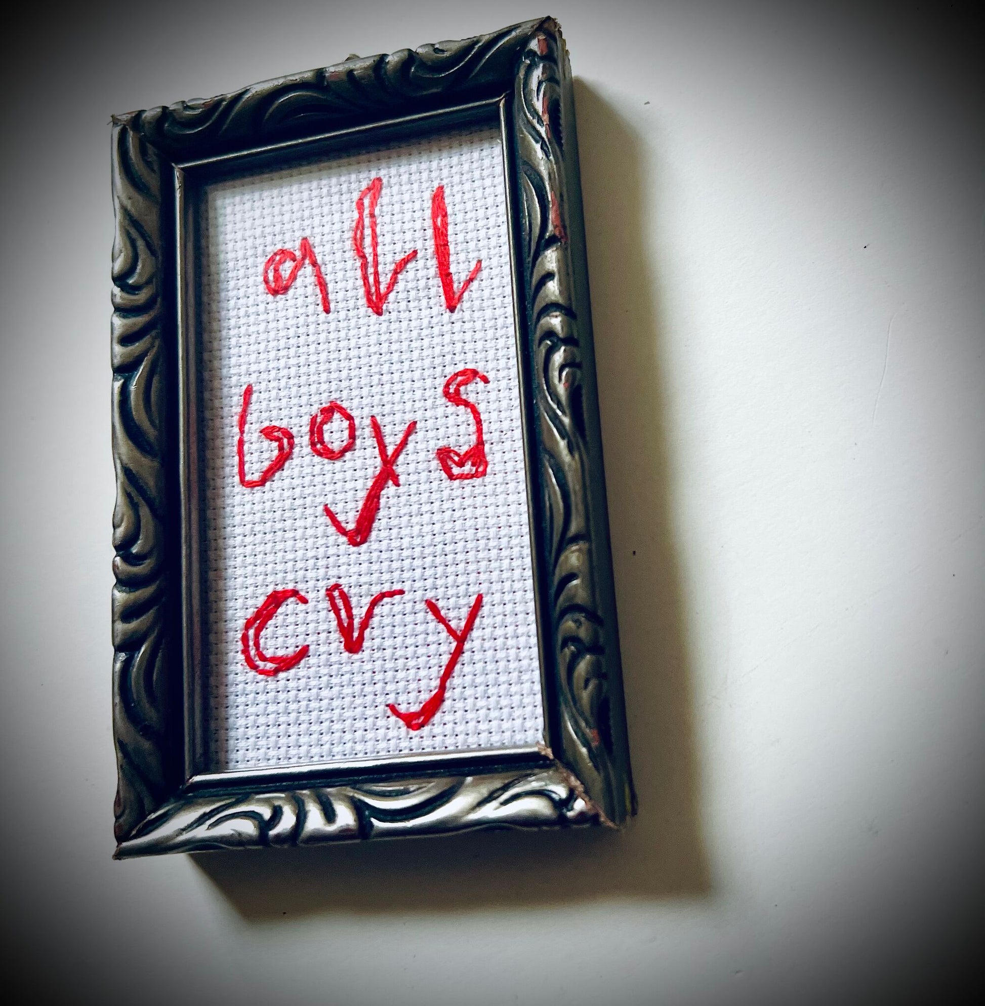 «All boys cry»