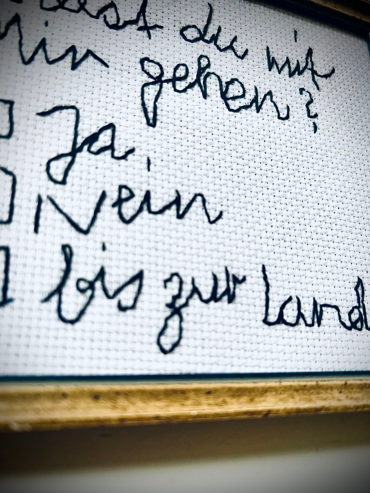 «Willst du mit mir gehen?»