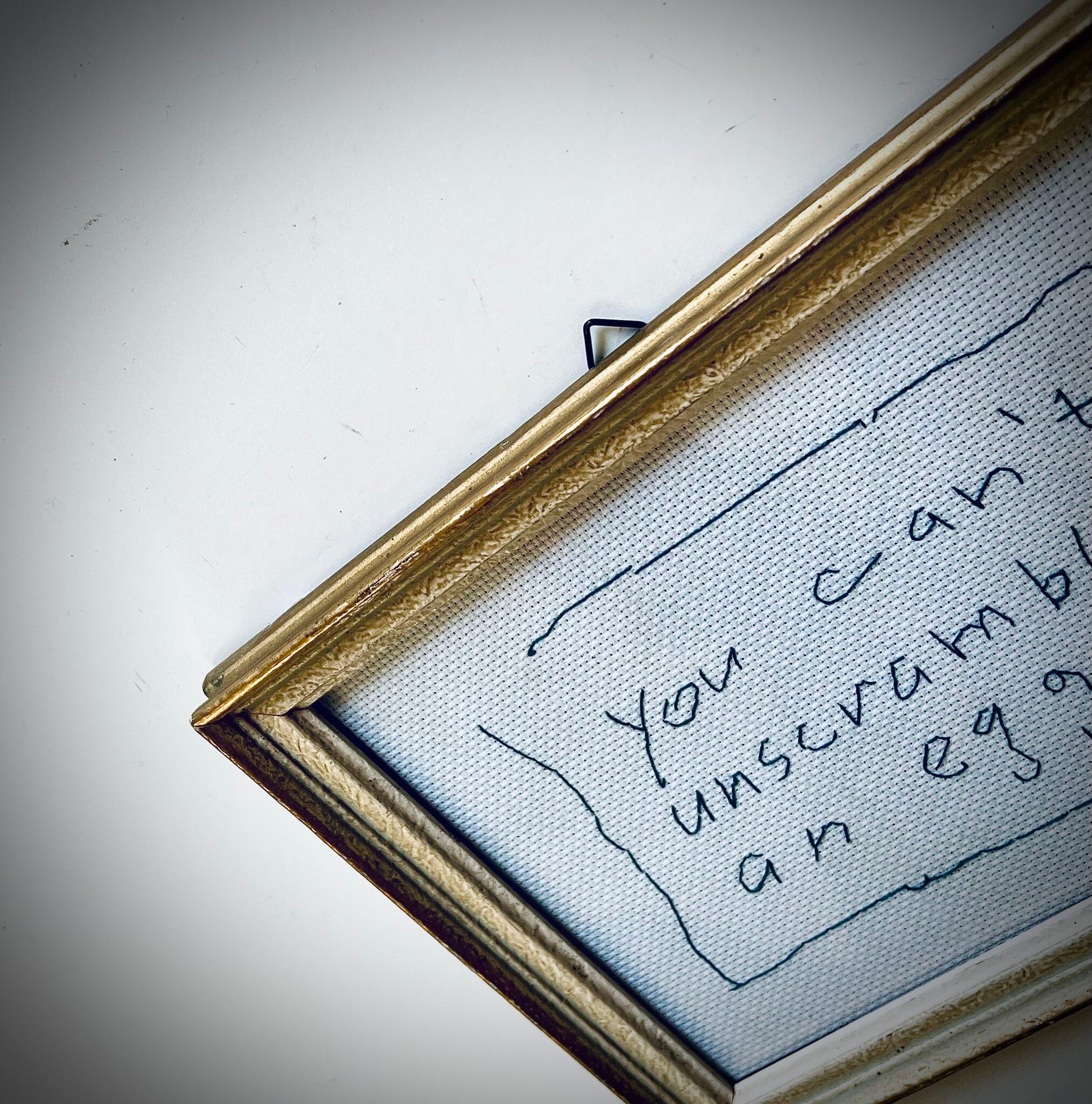 «You can't unscramble an egg»