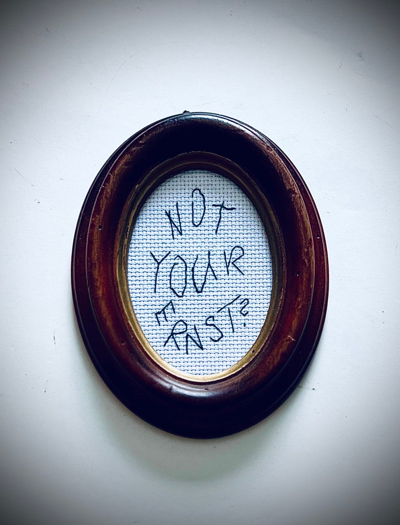 «Not your Ernst?»