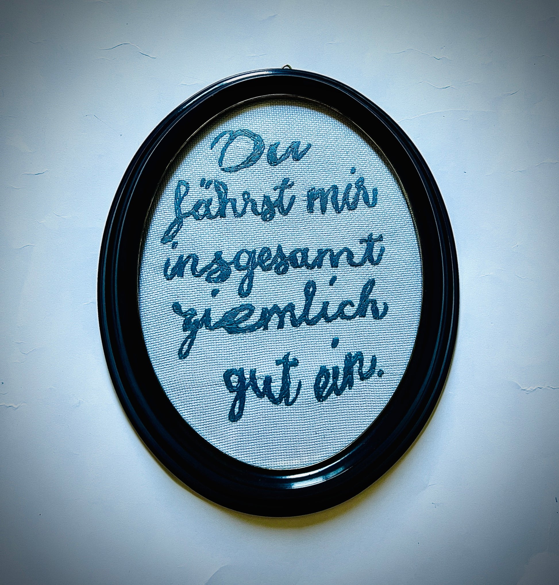 «Du fährst mir insgesamt ziemlich gut ein»